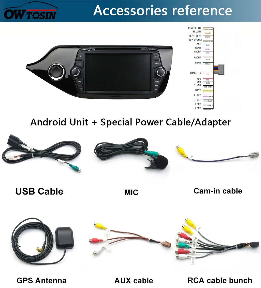 Sale 8" IPS 1920*1080 8Core 4G RAM+64G ROM Android 9.0 Car DVD Player For KIA CEED 2013 2014 2015 2016 DSP Radio GPS Parrot BT Adas 13