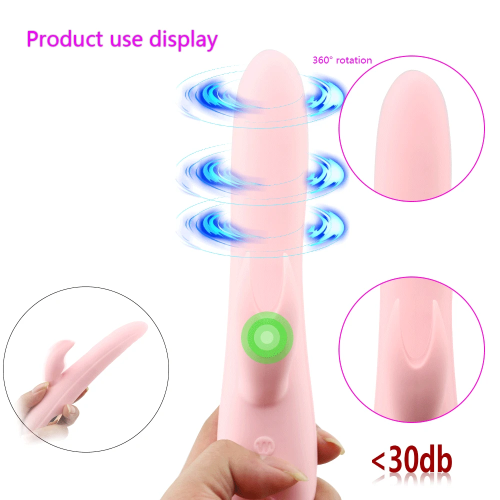 10 Speeds USB Charging Rabbit Vibrator Large Dildo Vibrator Clitoral Stimulator Sex Toys Vibrators for Women Sex Product