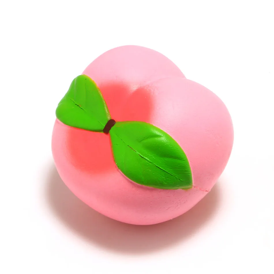 1Pcs 10CM Colossal Soft Squishy Peaches Cream Scented Super Slow Rising 4