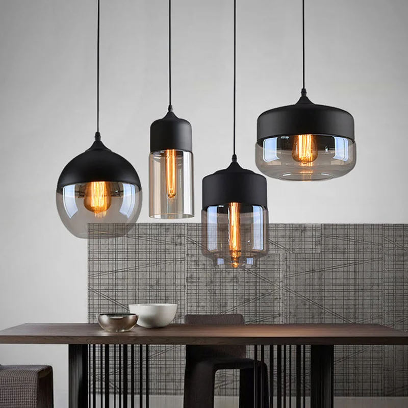  Modern Glass bar Pendant Lights For Dining Room Indoor Home Suspension Lighting E27 Kitchen Restaur - 32902309008