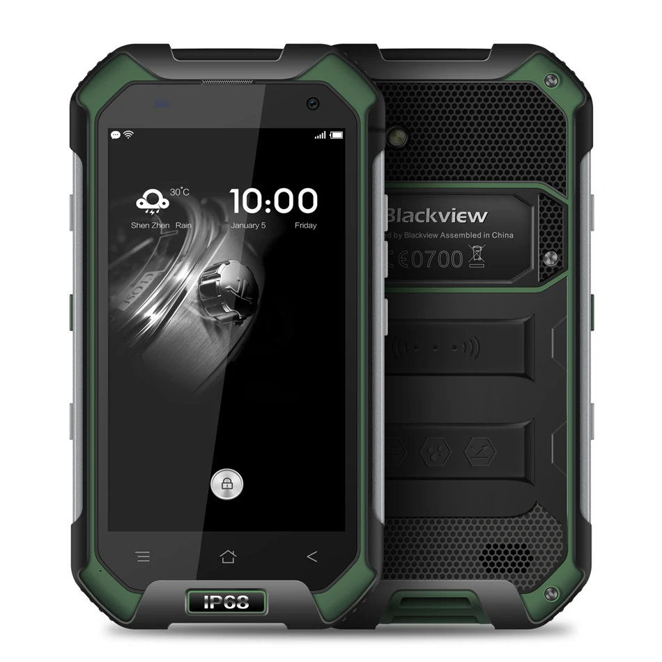 Blackview BV6000 IP68 водонепроницаемый мобильный телефон 4G LTE Android 6,0 MTK6755 Восьмиядерный 3 ГБ+ 32 Гб Смартфон gps ГЛОНАСС 4500 мАч