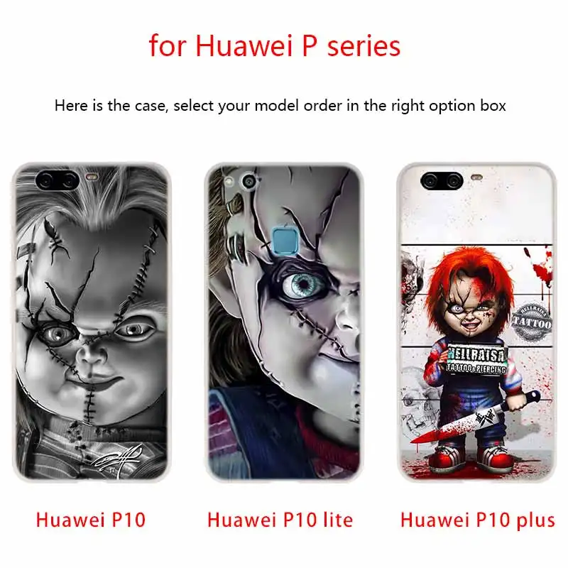 NAYIDA Charles Lee Ray Chucky кукольный чехол силиконовый мягкий TPU для Huawei P30 P40 P20 Pro P10 P9 Lite P Smart