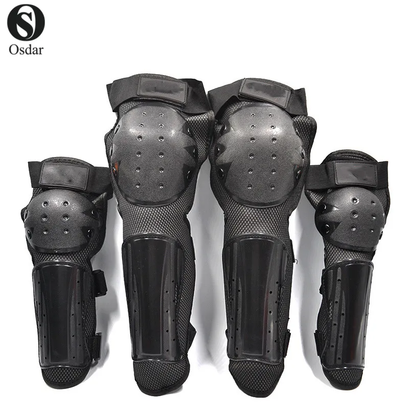 

Motorcycle Protection Knee and Elbow Adjustsble Protective Gear Knee Elbow Shin Pads Cap Guards Armor Protection 4pcs /1Set