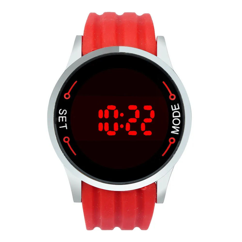 

Men Women Digital Watch TOUCH Screen LED Silicone Wrist Watch Reloj deportivo para mujer reloj digital mujer montre femme saat