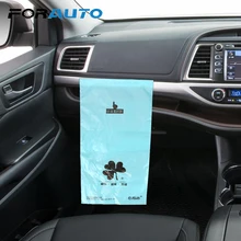 Автомобильный Органайзер 38*18 см 50 шт./упак. самоклеящаяся Авто спинка подвесная сумка ведро для мусора, сумка для хранения мусора мешок одноразовые