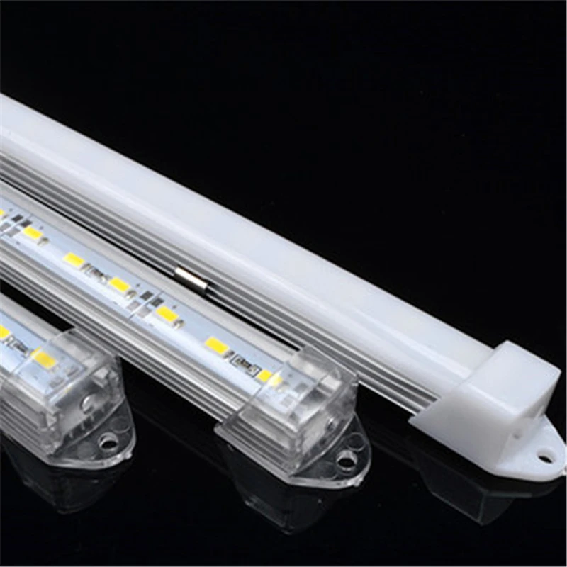 

10PCS LED Bar Lights 50cm/36LEDs DC12V 5630/7020 LED Rigid Strip 50cm LED Tube with U Aluminium Shell + PC Cover