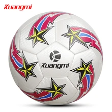 Kuangmi Football Ball Standard Size 5 Professional Adults Soccer Training PVC Wear-Resistant Comfortable futbol football bola original molten f9v3200 size 4 pu match ball professional football soccer goal balls of football ball balon bola de futbol