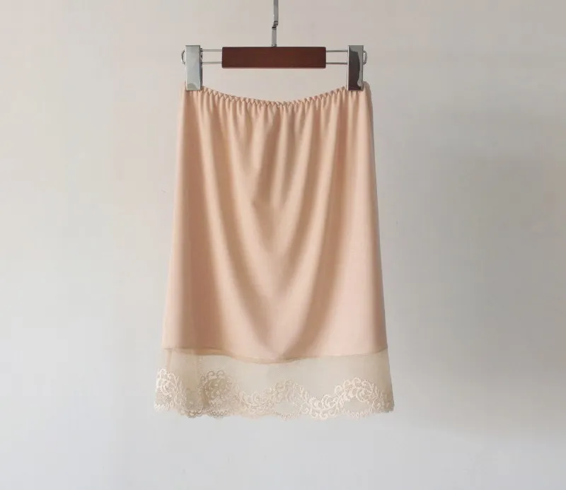 New 2018 Summer Lace Half Slips Sexy Underskirt Elastic Waist Petticoat