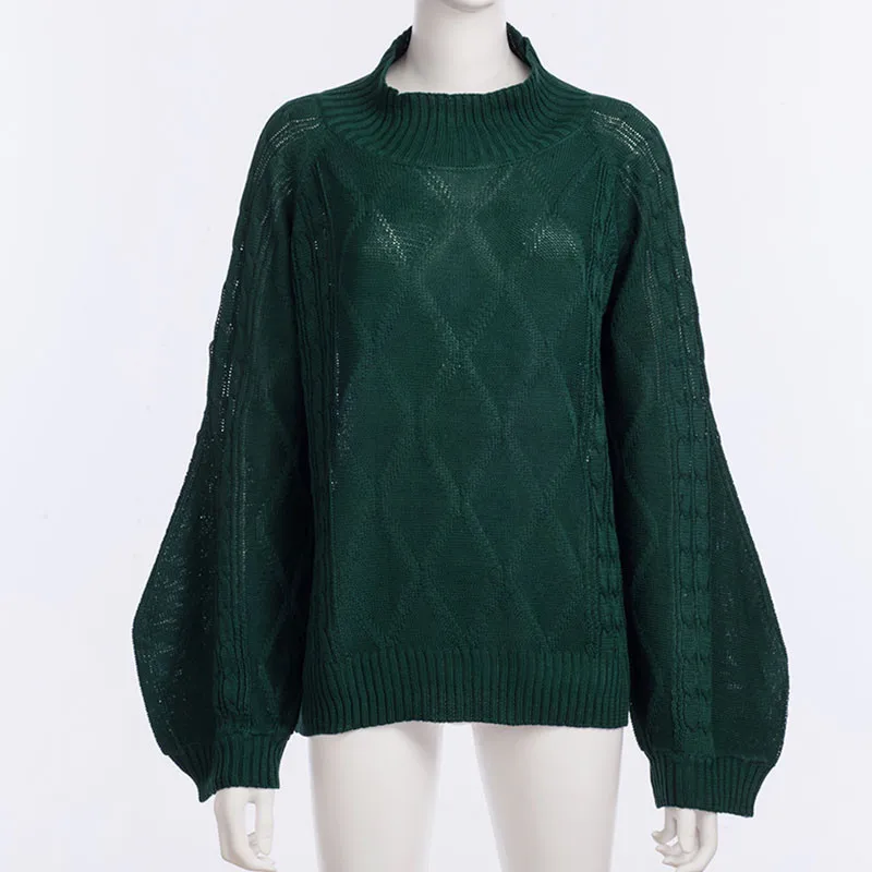 Twist Knitted Sweaters pullovr women04