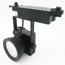 Светодиодный Трековый светильник с бескорпусным чипом 35 Вт Track дорожное освещение розничная точечная настенная лампа рельс прожекторы Замена галогеновым лампам белый/теплый белый