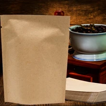 100 шт/200 предмета кофейные сумки уплотнительная Бумага Полиэтиленовая упаковка мешок чай кофе печенье Открытый Топ крафт-бумага алюминиевая фольга водонепроницаемый чехол