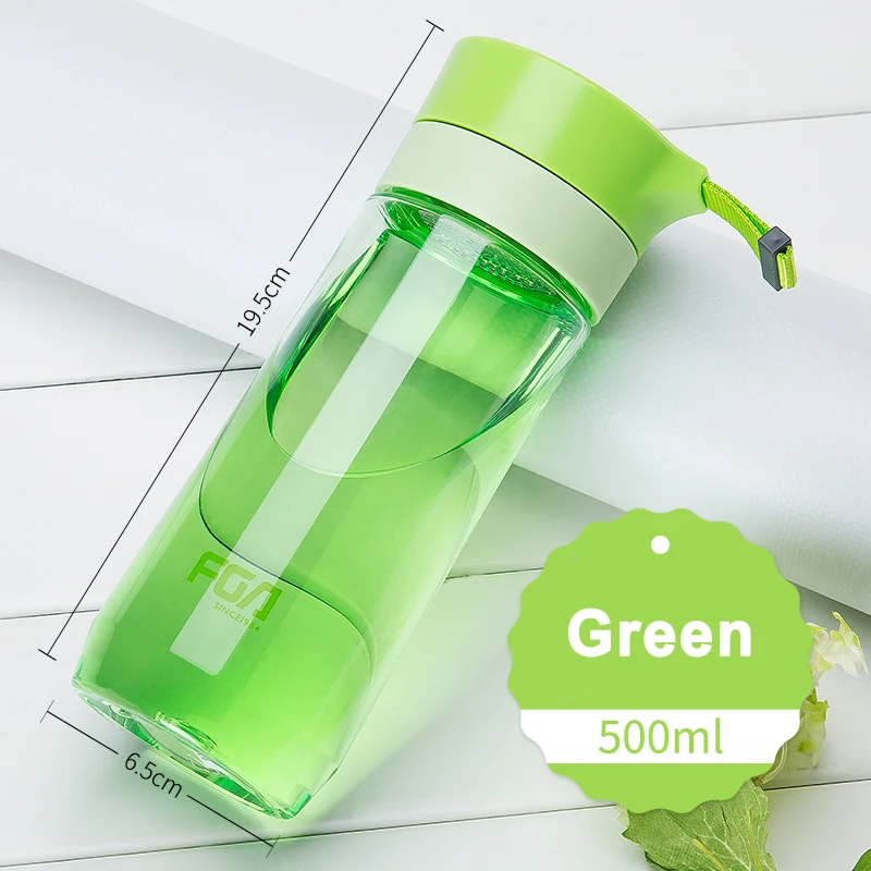 500ml Plastic Water Bottle Outdoor Sports Bottle Leak Proof Drinking Bottle for Water Portable Water Bottle with Filter Drinkware (3)