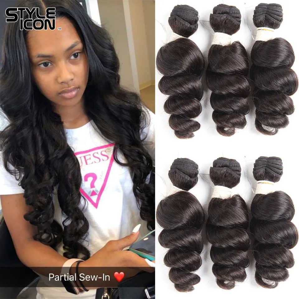 Loose Wave Bundles Natural Color Malaysian Loose Wave Bundles