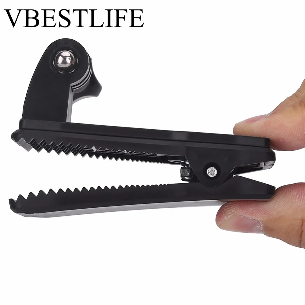 

VBESTLIFE 360 Degree Clip Clamp for Gopro Hero 2 3 4 3+ Action Camera Swivel Rotatable Quick Release Backpack Cap Clip Clamp