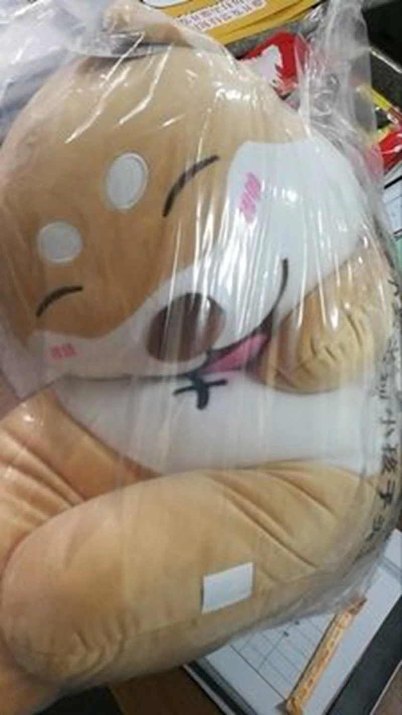 pop soft cartoon husky plush toy stuffed anime Shiba Inu  Bulldog Pugs Dachshund doll animals pillow gift for kids 31inch 80cm DY61956(23)