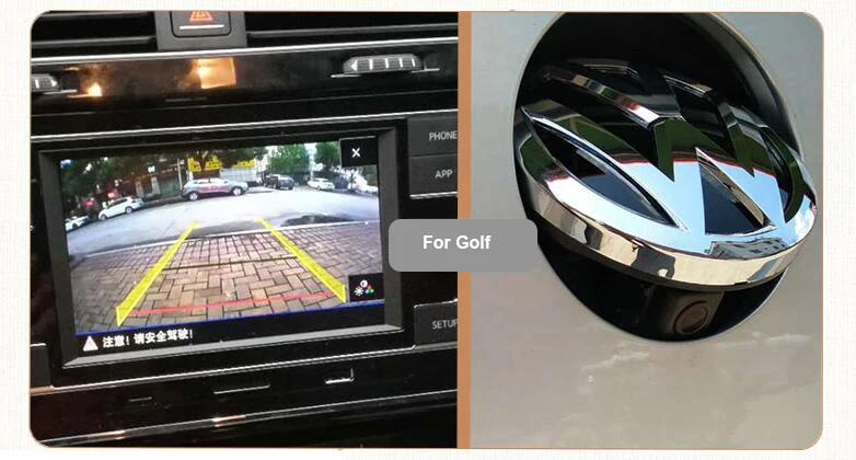 Динамическая трековая камера для VW значок Логотип Смарт Флип заднего вида камера заднего вида для Volkswagen Golf R-line/CC B6/B7/EOS/Polo/Beetle
