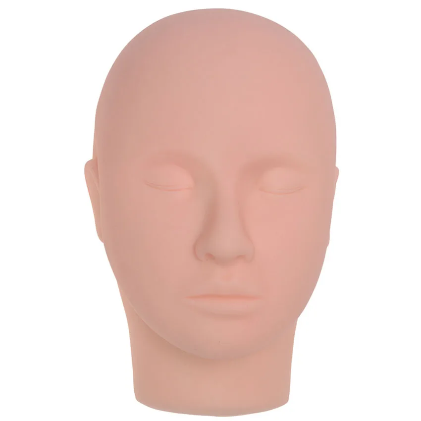 WisWinDa Formazione iniezione Silicone Testa Modello Silicone Pratica Viso Modello Silicone Manichino Demonstate per Studenti di Medicina Medici Estetista Insegnamento Formazione e Pratica (Femmina