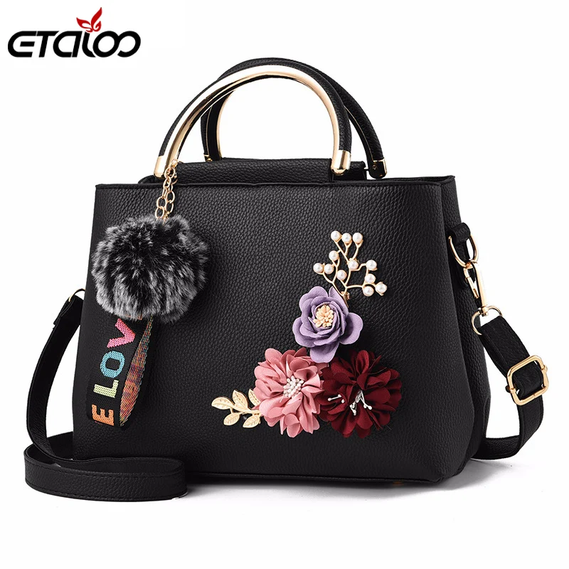 2018 Flowers Shell Women's Tote Leather Clutch Bag Small Ladies Handbags Brand Women Messenger Bags Comfort Casual Flower Bag 2018 Flowers Shell Women's Tote Leather Clutch Bag Small Ladies Handbags Brand Women Messenger Bags Comfort Casual Flower Bag