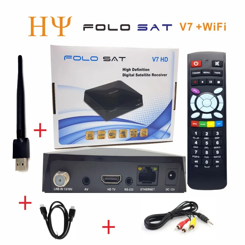 

3PCS/Lot FOLOSAT V7 HD DVB S2 satellite receiver Support PowerVu Biss Key Stalker/Xtream/m3u Protocal CCCAM NEWCAMD MGCAMD