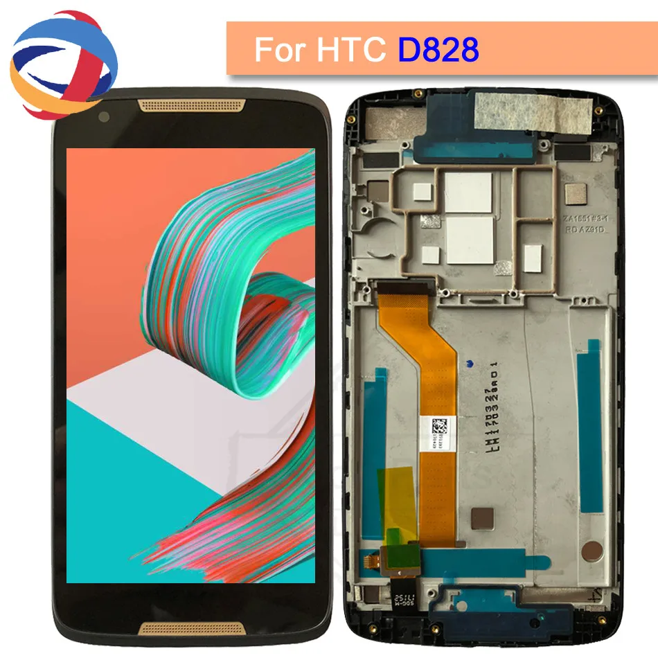 5.5&quotBlack For HTC Desire 828 Full LCD Display Touch Screen Digitizer Assembly Replacements for htc D828w D828g lcd screen | Мобильные