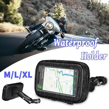 

Universal Waterproof Bag Case GPS Motorcycle Handbar Phone Holder Bag Bicycle Phone Holder Bike Handlebar Support Electric Moto