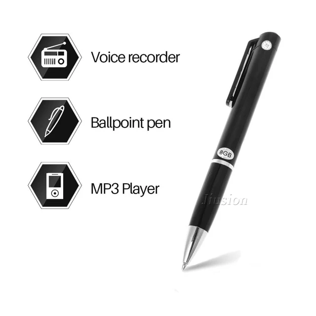 Professional 8GB Digital Voice Recorder Remote HD Recording Pen Audio Recorder Noise Reduction Mini Justice Obtain Evidence Tool