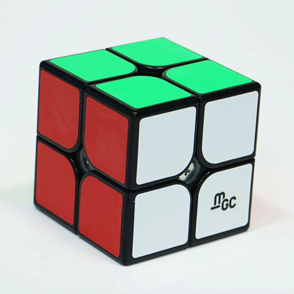 Оригинальный YJ MGC 2x2 Магнитный магический куб Yongjun MGC 2*2 скоростной куб для тренировки мозга игрушки для детей