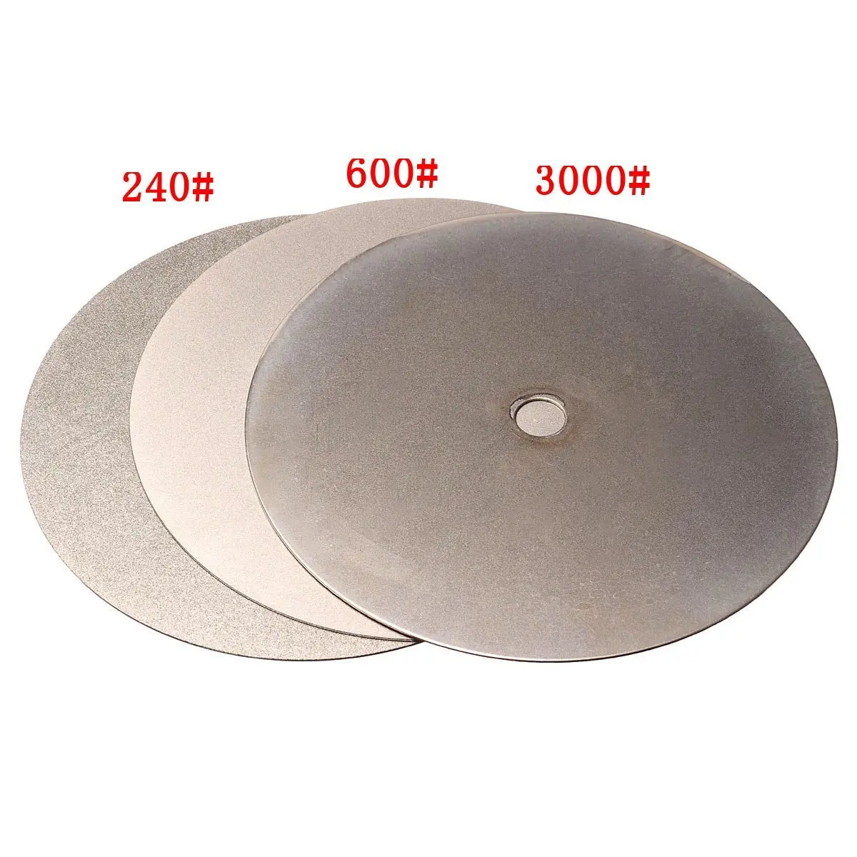 

3Pcs 150mm 6" Inch Diamond Grinding Wheel Grit 240# 600# 3000# Flat Lap Disk Wheel Grinding Pad Tool Power Tool Accessories