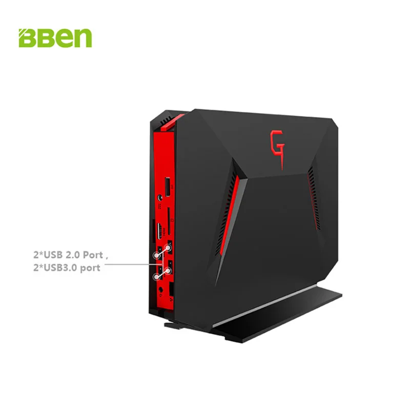 Мини компьютер Bben GB01 win10 6G GDDR5 видеокарта GTX1060 intel i7 7700HQ 8G/16G/32G RAM 128G/256G SSD 1 ТБ/2 ТБ HDD