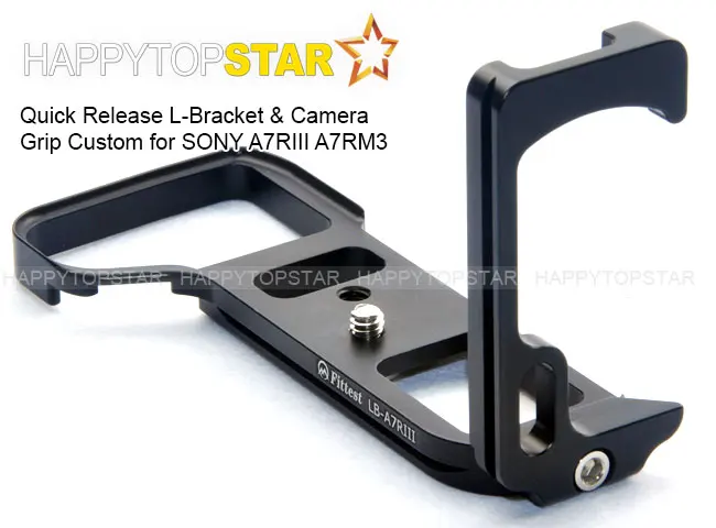 Fittest Metal Quick Release L-Bracket Camera Grip for Sony a7RIII a7 R III A7RM3 Arca Swiss RRS kirk Markins BENRO