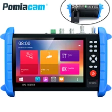 IPCX CCTV тестер 7 дюймов сенсорный экран все-в-одном мульти-функциональный ipc-тестер поддержка H.265 4K IP 8MP TVI CVI AHD SDI CVBS OPM VFL