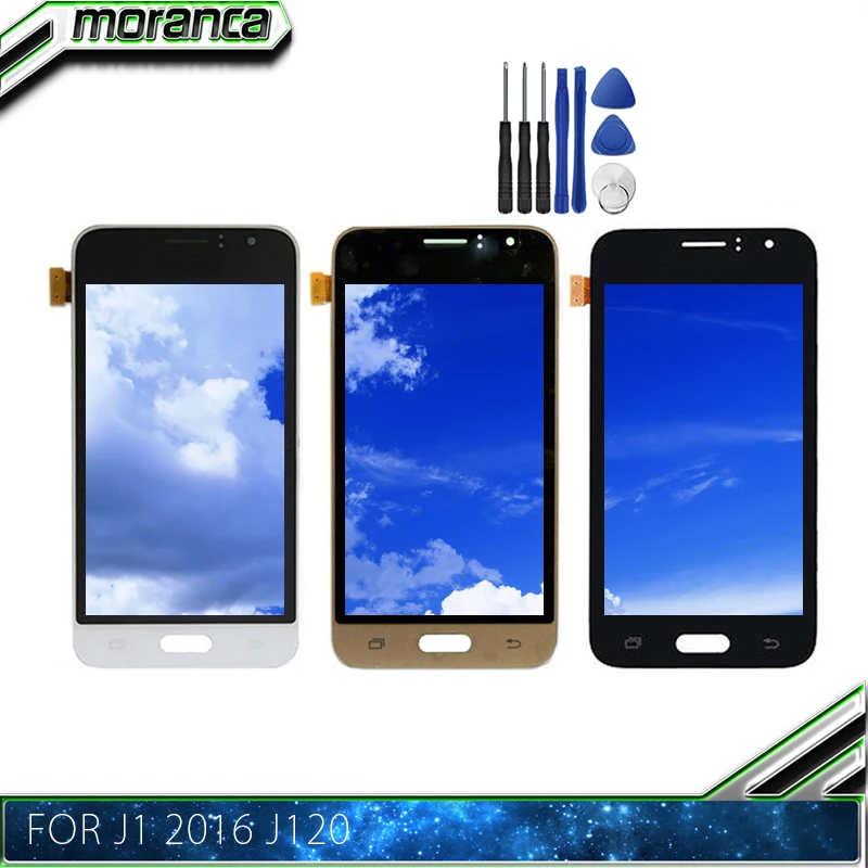 

J120f LCD for SAMSUNG GALAXY J1 2016 LCD Display J120 J120f J120M J120H Display Touch Screen Digitizer J1 2016 Display j120 LCD
