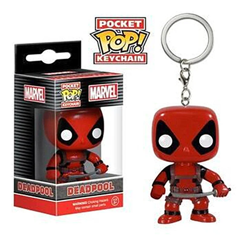 Funko Pop Карманный Брелок с героями Marvel Deadpool фигурка игрушки