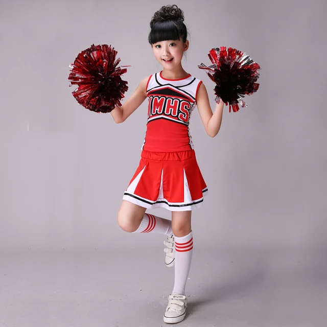 DEGUISEMENT CHEERLEADER POMPOM GIRL TAILLE 116