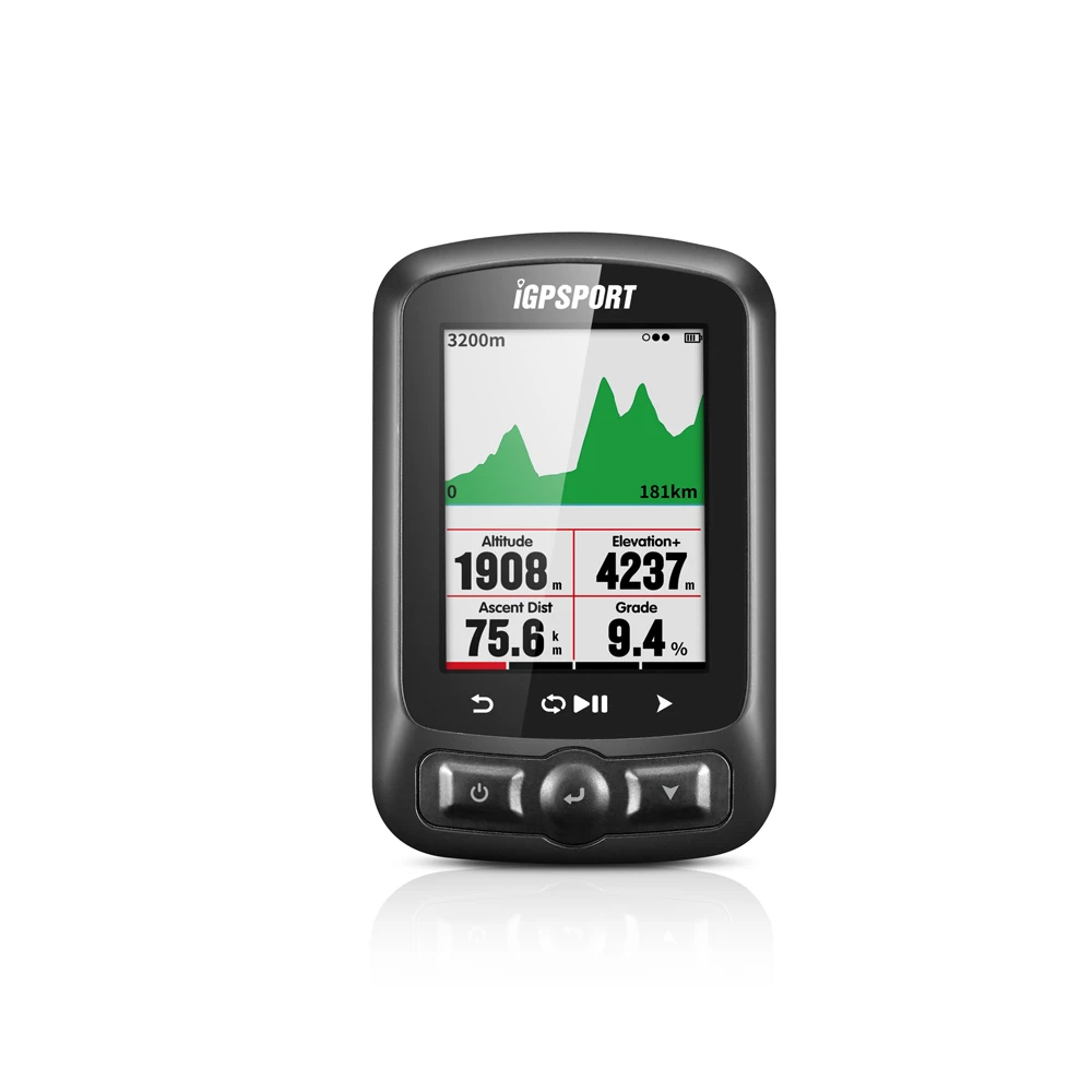 iGS618 Standard ANT+ и Bluetooth велосипедный измеритель мощности iGS618 i gps порт gps велосипедный компьютер навигация Спидометр IPX7 3000 часов хранения данных - Цвет: iGS618 Standard