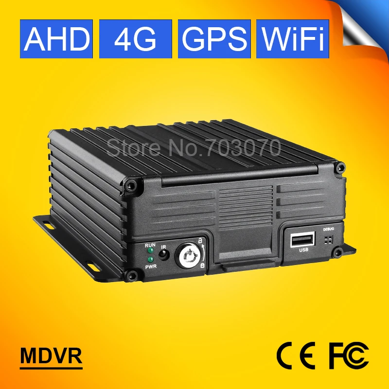 

4G LTE Wifi 4CH AHD Mobile Dvr GPS Tracker Vehicle Blackbox Real Time Surveillance CCTV Dvr PC /Phone Online Video Software Free