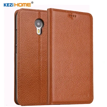 

KEZiHOME for meizu m3s case Flip genuine leather soft silicon back for Meizu M3 mini cover