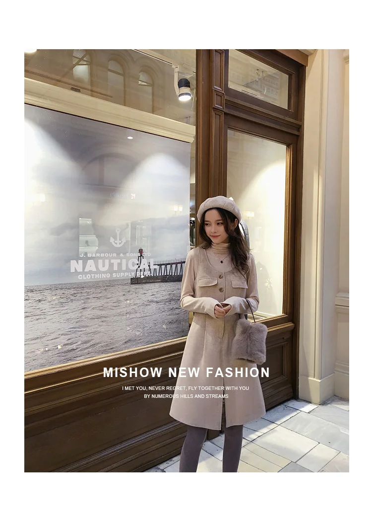 Mishow Зимние-осенние женские платья MX18D1062
