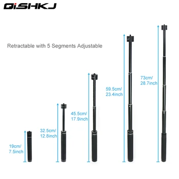 

OSMO Pocket/Insta360 One X DJI OM 4 Extension Selfie Stick Pole Rod Scalable for DJI OSMO Mobile 2 3 Zhiyun Accessories