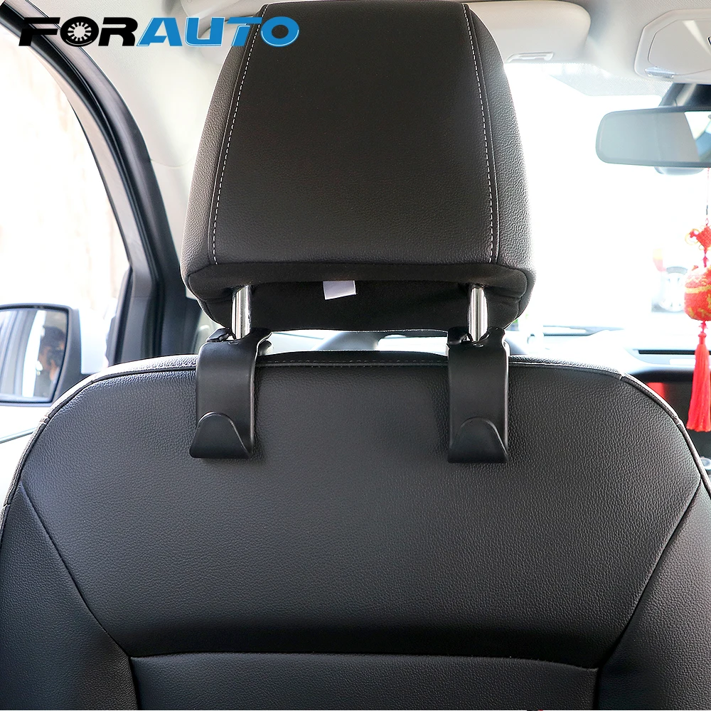 

FORAUTO 4Pcs/set Seat Back Hooks Hanger Organizer Stowing Tidying Auto Fastener Clip Car-styling Car Clips Auto Accessories