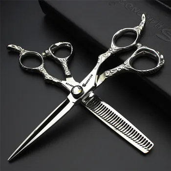 

6.0Inch Japan Sharonds Cutting Scissors Professional Hair Shear for Salon Hairdressing Human Hair Scissors