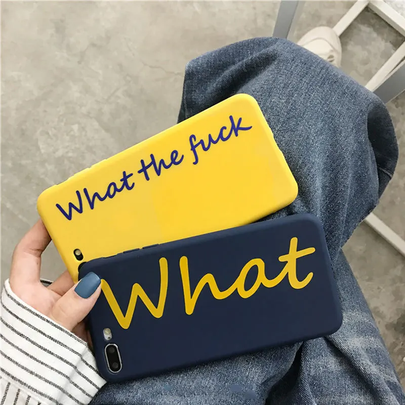For Iphone XS max XR phone case INS Funny words for iphone 8 8plus 7 7plus 6 6splus fundas coque |
