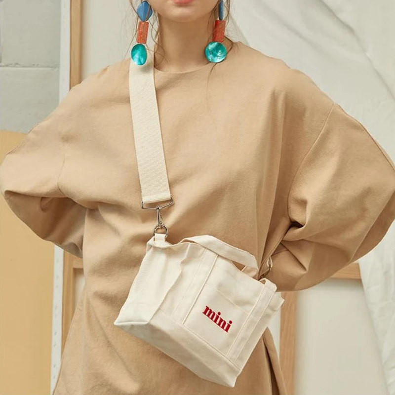 Mini Shopping Bag White Casual Totes Canvas Totes Beach Bag Mini Shopping Bag White Casual Totes Canvas Totes Beach Bag