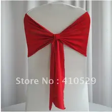/красный стул створки/Эластичный стул пояса/ленты из спандекса на стулья/