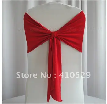 

whole sale/red chair sash\/elastic chair sashes/spandex chair sashes/free shipping