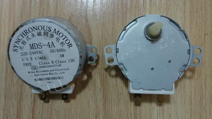 

Free Shipping 1pcs Microwave synchronous motor MDS-4A turntable motor 220V4W 4/4.8r/min