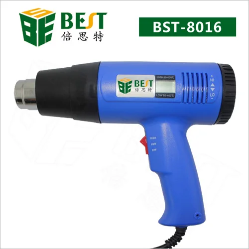 

Hot air gun Heat gun BST-8016 Hot Air Gun Handheld LCD Display Electronic Heat Gun 220V 1600W For SMT SMD Rework Repair.