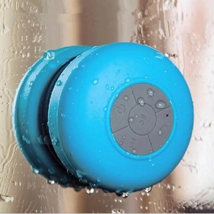 

Portable Suction Shower Waterproof Wireless Bluetooth Speaker with Mic Car Handsfree Call Free Shipping + Track Number 12003035