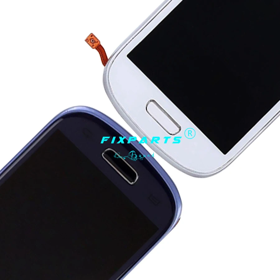 Blue White LCD Samsung Galaxy SIII S3 Mini i8190 LCD Display With Touch Sensor Digitizer With Frame With Tools (4)