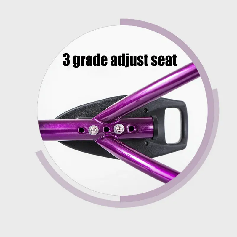 BOSO Simple Kids Tricycle withl PU Seat, Steel Frame Kids bicycle, Adjustable Seat children trike